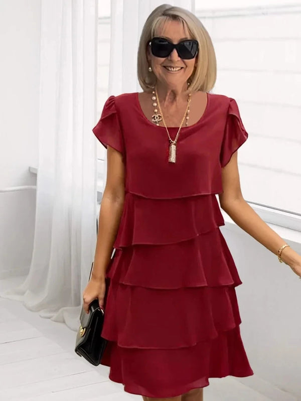 Vestido Mini Camadas Leve