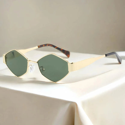 Trendy Hexagon Sunglasses
